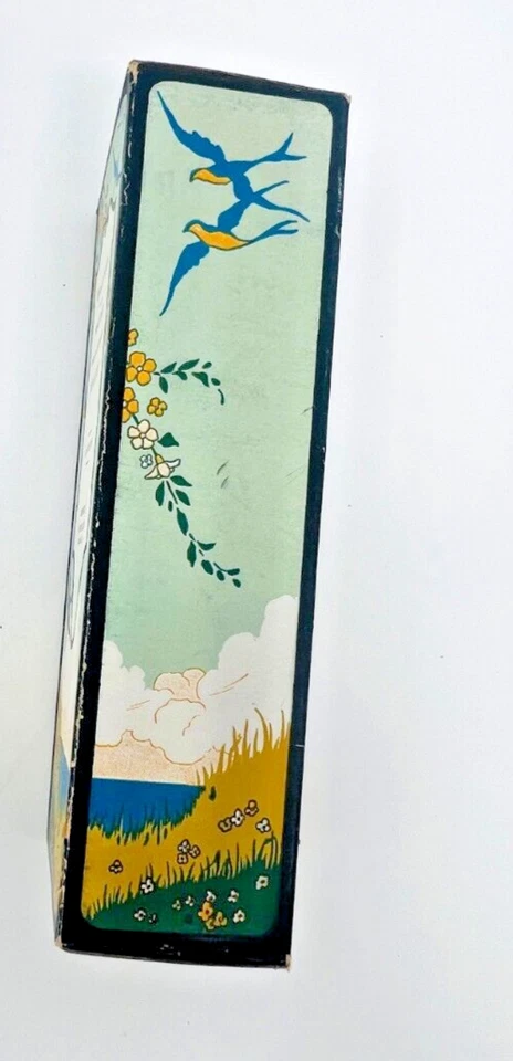 Caja tónica para cabello de quinina lirio blanco vintage años 50 Foto 3 de 4