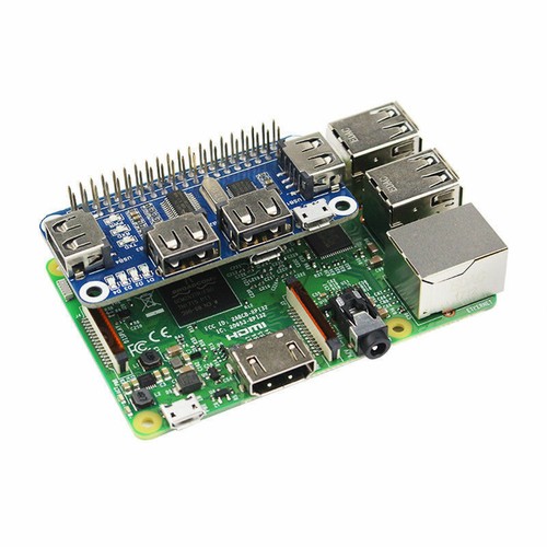 5V USB Hub Extension Board & Micro USB Converter & Cable For Raspberry Zero/W C - Afbeelding 6 van 12