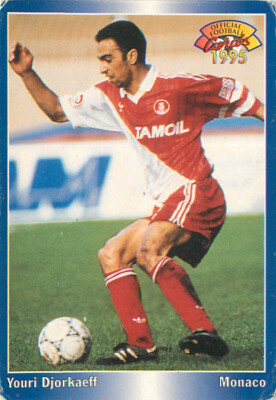 Poster Youri Djorkaeff - AS Monaco 1995 - ONZE Mondial - France