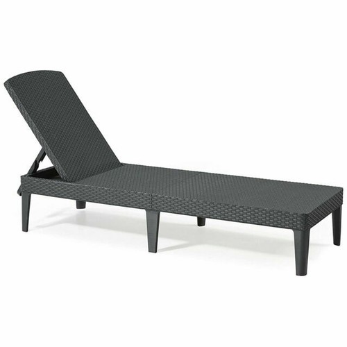 Chaise Adirondack - DIOCHE - Marron - PEHD - Résistante aux intempéries - Faible maintenance