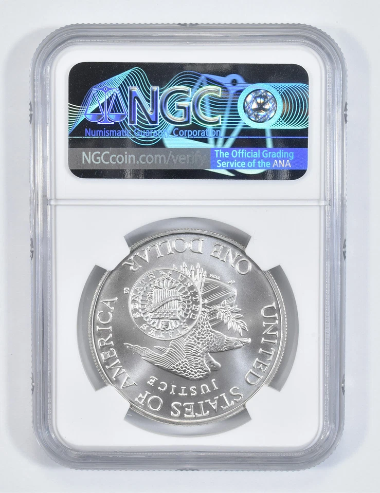 1998 S Robert Kennedy Commemorative Silver Dollar NGC MS70 - Image 2 of 4