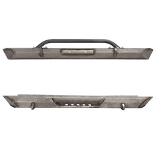 For Ford Bronco 1966-1977 Raw Steel Front / Rear Bumper Assembly Anti-Rust Oil