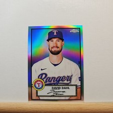 2021 TOPPS Chrome Platinum Baseball David Dahl base REFRACTOR card # 451