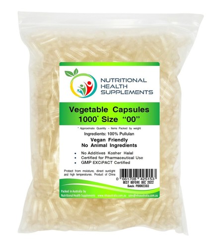 Empty Vegetable Vegan Capsules SGS GMP Certified Size #4 3 2 1 0 00 000 - Picture 3 of 13