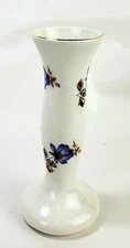Lord Nelson Pottery Bud Vase 5" Blue Flowers Floral-Hand Crafted in England