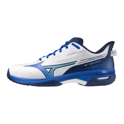 Mizuno Tennis Shoes WAVE EXCEED 5 WIDE OC 61GB2313 29 White/Blue
