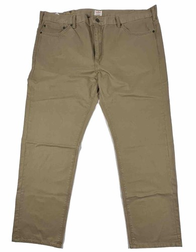 DOCKERS Mens 42X30 Straight Fit Jean Cut Casual Pants Beige Khaki Comfort NWT