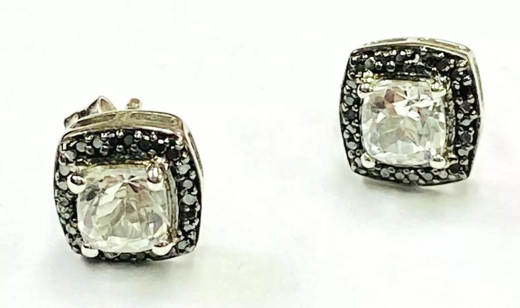 Hsn diamond stud best sale earrings