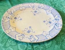 Antique Blue & White Platter R A & Co Windsor Late 19th Century