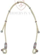 Horse Bosal Hanger, Hand Braided Bosal Hanger, Natural & Black Knot Hanger,