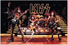 KISS On Stage Poster - 36.5in x 24.5in - Laminated