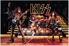KISS On Stage Poster - 36.5in x 24.5in - Laminated