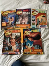 Go! Video Game Magazine Bundle Issues 6,11,12,14,15 Very Rare Retro CVG Vintage