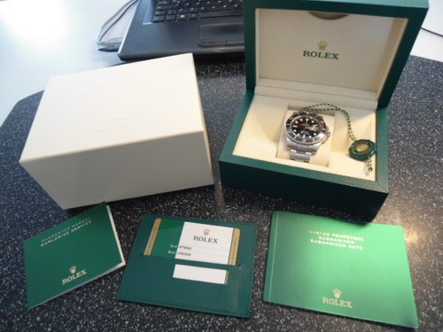 Rolex Submariner Date Armbanduhr für Herren Ref.16610 aus 11/2015, verklebt