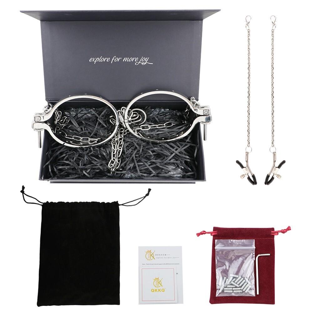 Breast Bondage Clamp Bosom Cover Female Chest Hood Breast Binder Bra BDSM Women