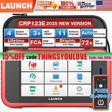 LAUNCH CRP123E OBD2 Scanner ABS SRS Code Read...