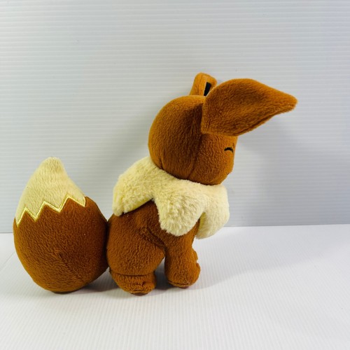 Tomy - Pokemon Happy Eevee Plush Doll 7” - Picture 2 of 7