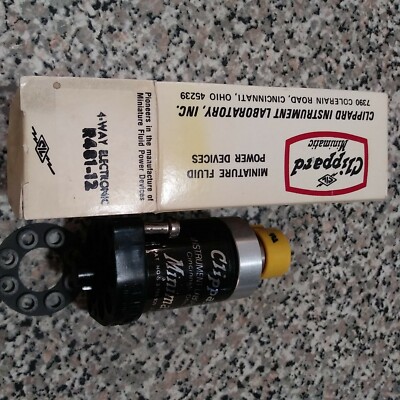 3 Clippard R481-12 4-Way Electronic Valve