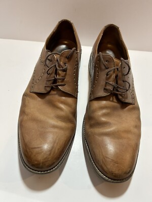 Johnston & Murphy Men\'s Conard Saddle Tan Dark Brown Dress Shoes Johnston & Murphy Men main image 2
