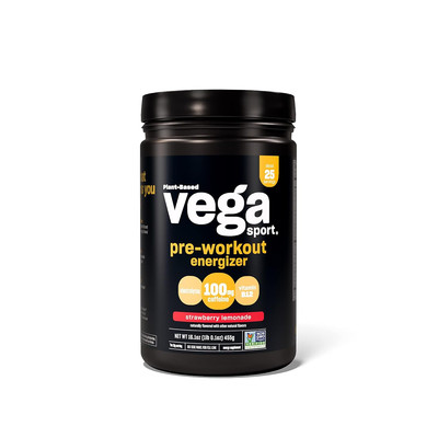 Sport Pre-Workout Energizer, Strawberry Lemonade - Pre Workout Powder for Women 