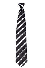 Men's Stripe Clip On Pre-made Necktie Business Weddings Formals Party - NWT