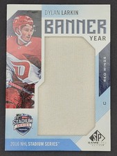 2016-17 SP Game Used - Banner Year Stadium Series 2016 Col vs Det Dylan...