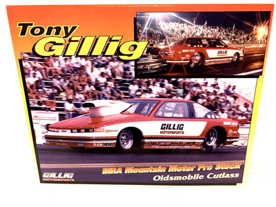 1997 IHRA PRO STOCK OLDS CUTLASS TONY GILLIG MT MOTOR DRAG RACING POSTCARD