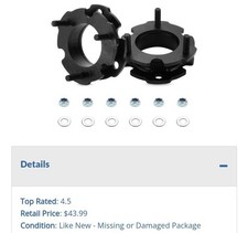  2.5" Front Leveling Steel Lift Kit for Chevy Colorado GMC Canyon 2015-2022