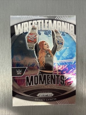 Becky Lynch 2024 Prizm WWE - WrestleMania Moments #28 - Near Mint