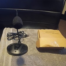 NEW Computer Gooseneck Microphone JV605 w/Mute Button Multi-Platform Compatible