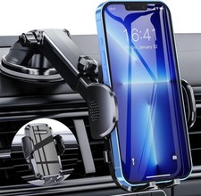 3 in 1 Car Phone Holder Universal Mobile Mount for Dashboard Windscreen Air Vent