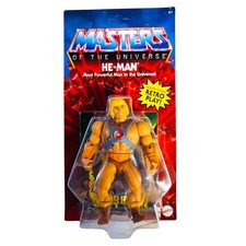 Masters of the Universe Origins He-Man Vintage Head Toy Version Unpunched NEW