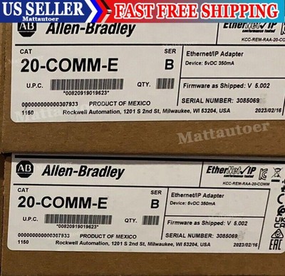 2022 New SEALED Allen Bradley 20-COMM-E /B ENet/IP to DPI Communication 20COMME