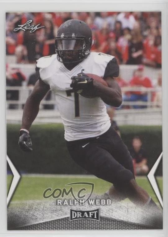 2018 Leaf Draft Ralph Webb #46 Rookie RC 7l6