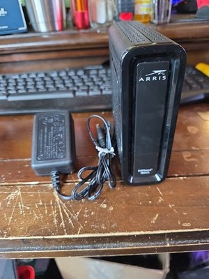 ARRIS SB6121 SURFboard AC1600 Dual-Band Cable Modem Router - Black TESTED
