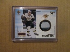 NHL Dallas Stars Derian Hatcher Vintage 1998-99 Style#2 Game Worn Jersey Card