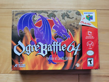 Ogre Battle (Nintendo 64 N64) With Manual and Box Authentic Near Mint Tested