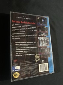 The Terminator (Sega CD, 1993) CIB Complete in Box w/Manual + Registration Card