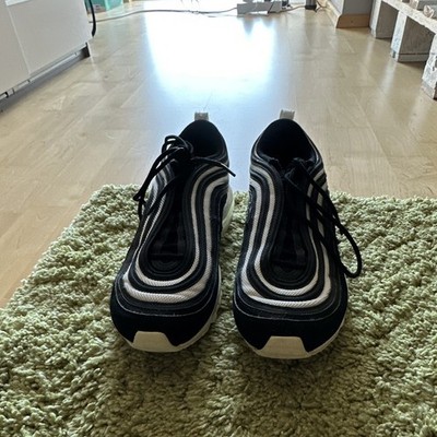 Nike Air Max 97 Herren/ Damen Sneaker Schwarz Weiß Größe 40 Atmungsaktiv 2019