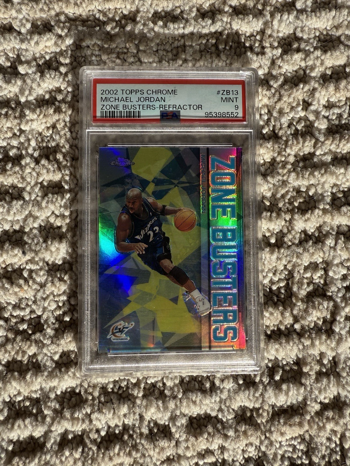 2002-03 Topps Chrome - Zone Busters Michael Jordan #ZB13 Refractor