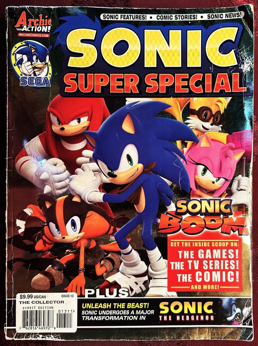 SONIC THE HEDGEHOG SUPER SPECIAL MAGAZINE Iss #13 FROM 2014 Bagged
