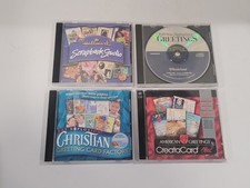 4 Creative PC CD-ROMs - Hallmark Scrapbook Studio, CreataCard, Greeting Cards