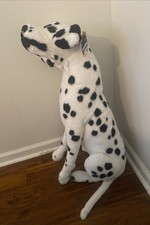 30" Large Plush Dalmatian Stuffed Animal Toy Firefighter Dog Melissa  Doug NEW