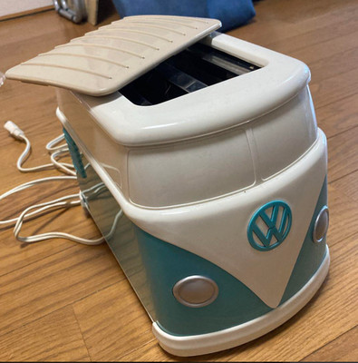 Volkswagen VW Bus Toaster Mini Car Truck Figure Rare Turquoise Limited Japan