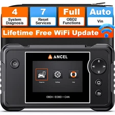 ANCEL FX2000PRO OBD2 Scanner Engine ABS SRS SAS DPF Car Diagnostic Tool 4 System