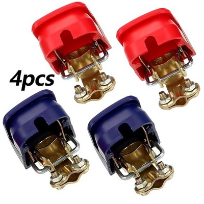 4 PCS Car Battery Disconnect Terminal Connector Clamps Quick Release Adjust Tool