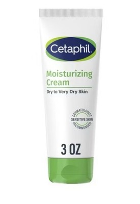 Cetaphil Hydrating Moisturizing Cream Daily Use Sensitive Skin Face 3 oz