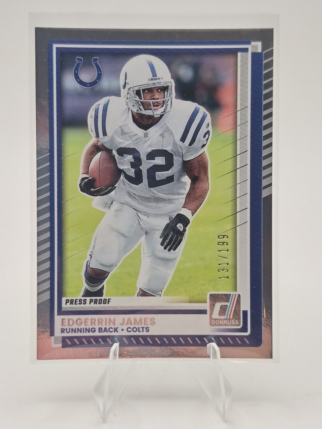 EDGERRIN JAMES 2025 Panini Donruss No. 276 Press Proof Silver #'/199 HOF Colts