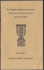New England Sons of Union Veterans Civil War By-Laws & Installations 1951