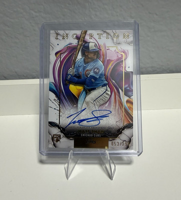 2025 Topps Inception Matt Shaw Chicago Cubs Rookie & Emerging Stars Auto 053/299